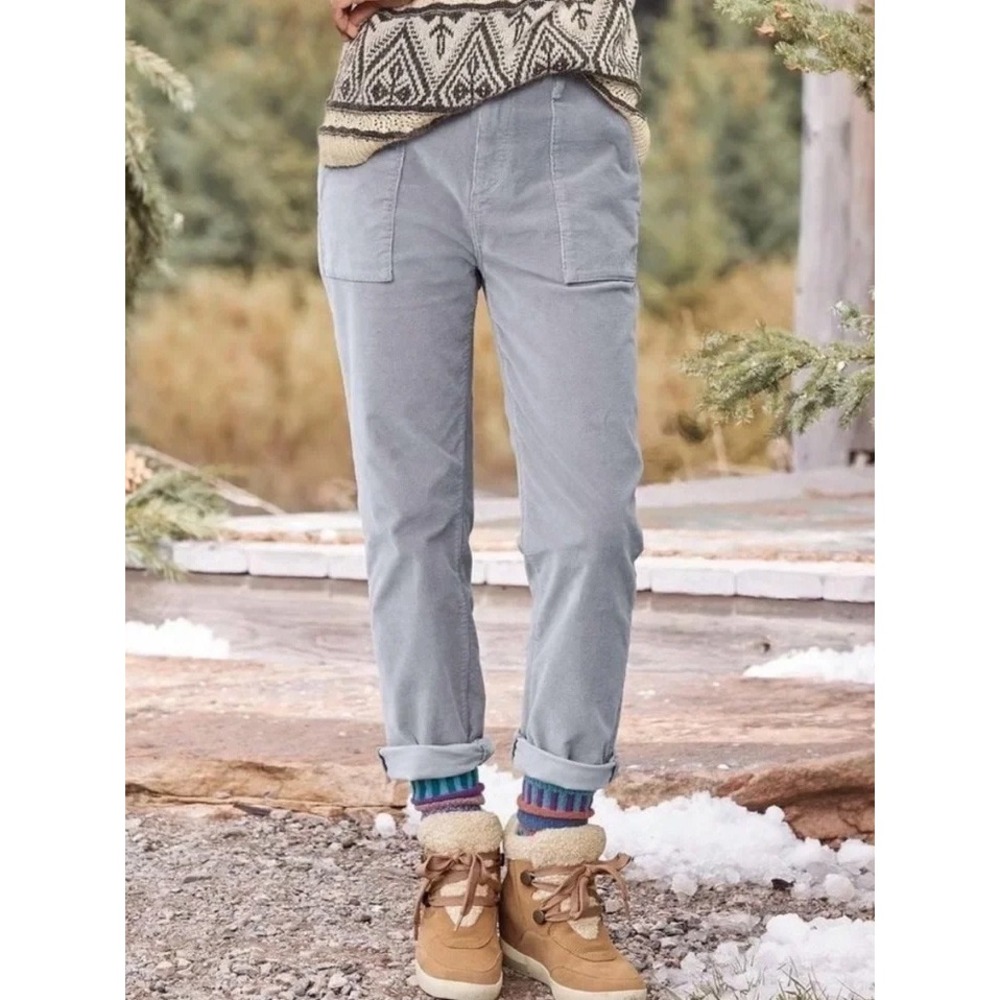 Driftwood Palmer Grey Corduroy Utility Straight Leg Pants‎ Size 28